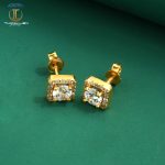 Bông Tai Vàng 18K Đính Đá Sang Trọng
