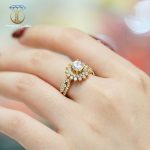 BST nhẫn cầu hôn vàng 18K