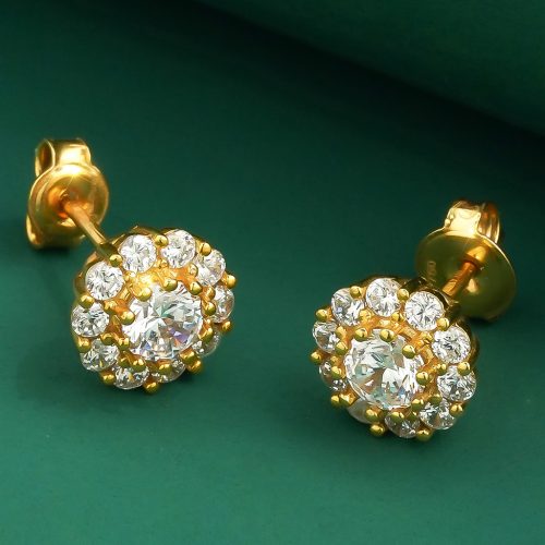 BÔng Tai VÀng 18k ĐÍnh ĐÁ Sang TrỌng 3