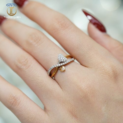 Bst Nhẫn Vàng Nữ 18k 5