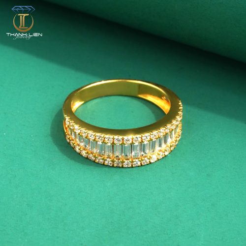 Mẫu nhẫn Vàng 18K thiết kế thanh lịch
