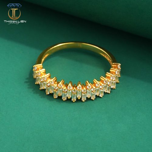 Mẫu nhẫn Vàng 18K thiết kế thanh lịch